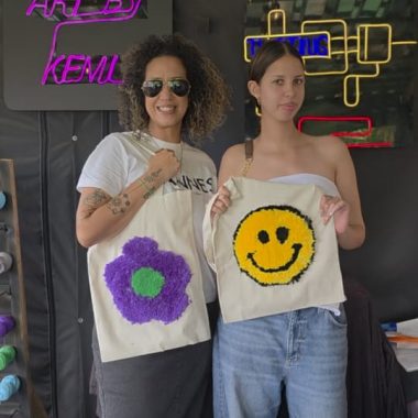 Tufting/Paint - Tote Bags